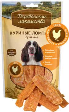 Куриные ломтики сушеные "Деревенские лакомства" 90 гр (79711144)