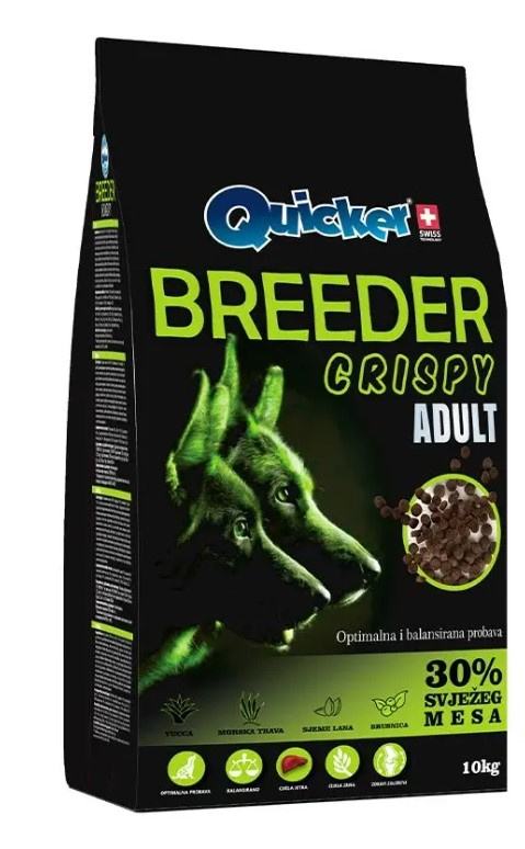 Каталог Сухой корм для собак Quicker Breeder Adult All Breed (говядина, курица, рыба) для собак