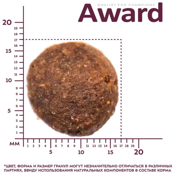 Питание для крупных пород собак Award Adult Large Dog (курица, индейка)