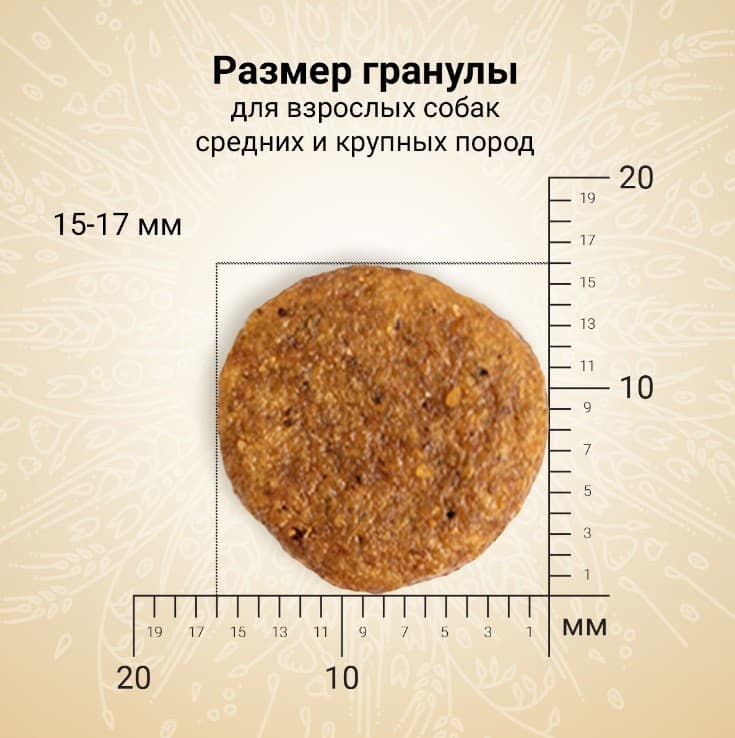 Еда для собак CRAFTIA NATURA Adult Medium&Large (курица, индейка)
