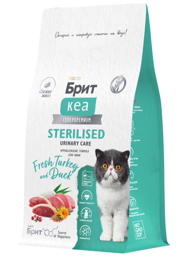 Сухой корм для кошек Брит Кеа Cat Sterilised Urinary Care