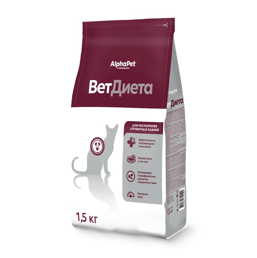Сухой корм для кошек AlphaPet Vet Diet Urinary Adult Cat
