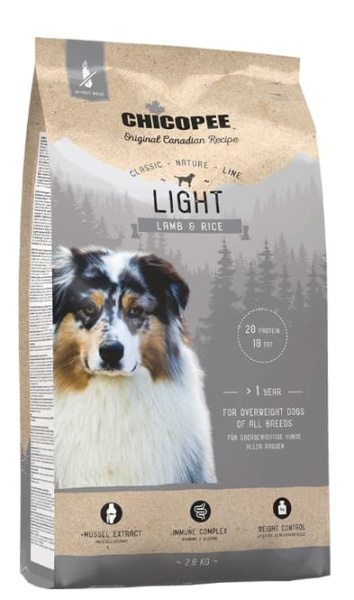 Питание для собак с избыточным весом Chicopee Adult Light 