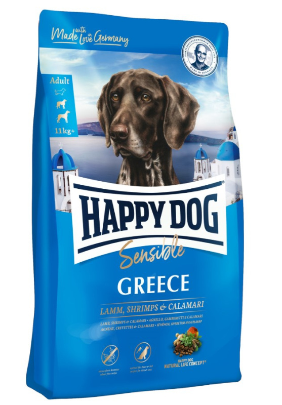 Каталог Сухой корм для собак HAPPY DOG Sensible Greece для собак