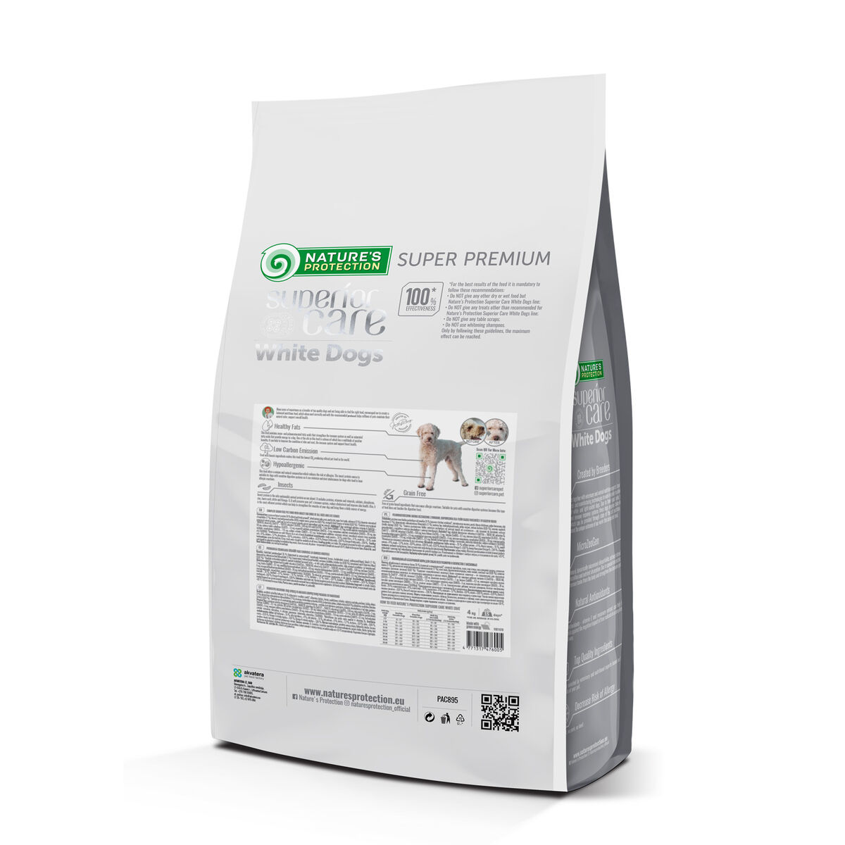 Сухой корм для собак Nature's Protection White Dogs GF Superior Care All Breed (насекомые)