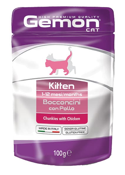 Еда для котят Gemon Kitten (цыпленок)