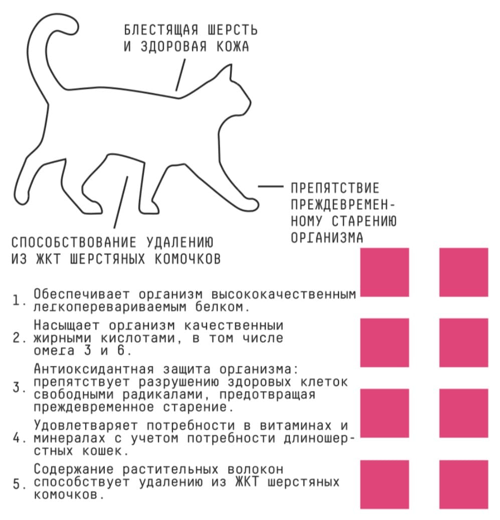 Сухой корм для кошек AJO Special Line Skin&Hair Adult Cat