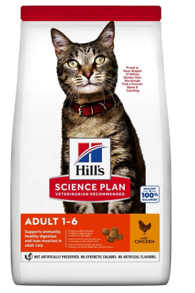 Пища для кота Hill's Science Plan Adult 1-6 (курица)