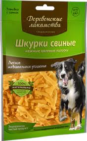 Шкурки свиные "Деревенские лакомства" 60 г (79711631)
