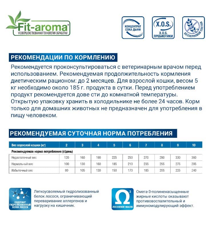 Лечебное питание для кошек Monge VetSolution Dermatosis Cat