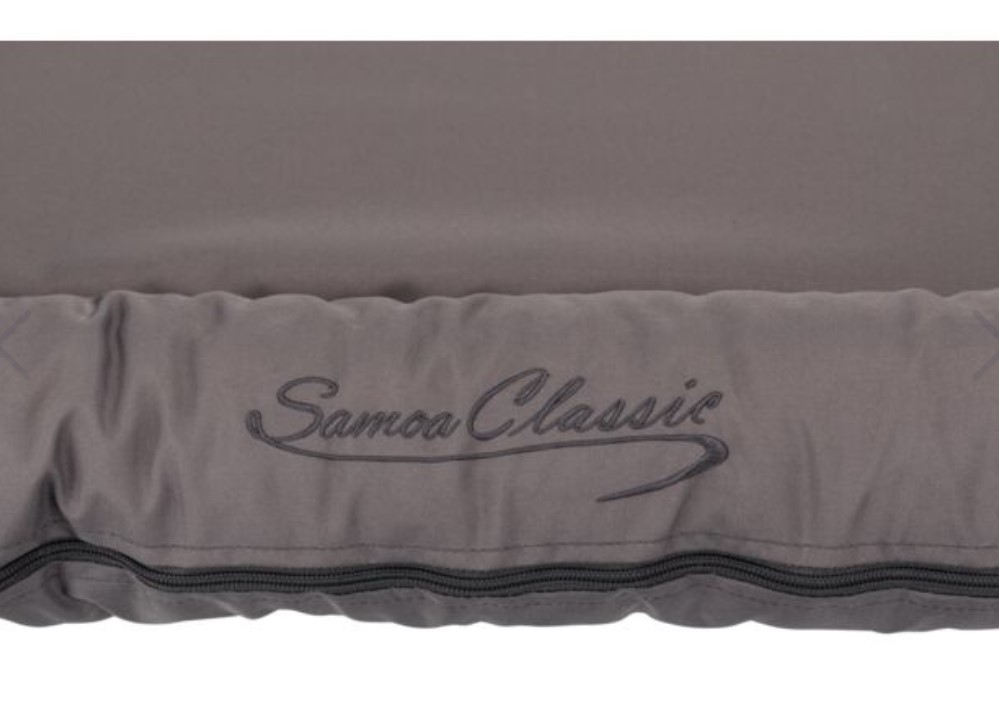 TRIXIE Лежак с бортиком для собак Samoa Classic (серый)