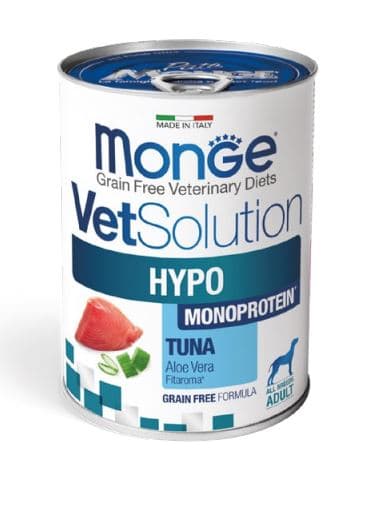 Корм для собак Monge VetSolution Hypo Monoprotein Dog TUNA (тунец)