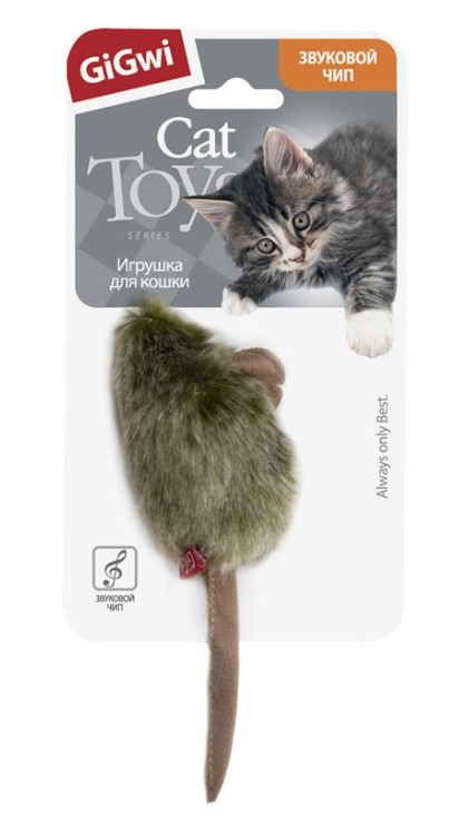 Игрушка для кошек GiGwi Melody Chaser Мышка со звуковым чипом