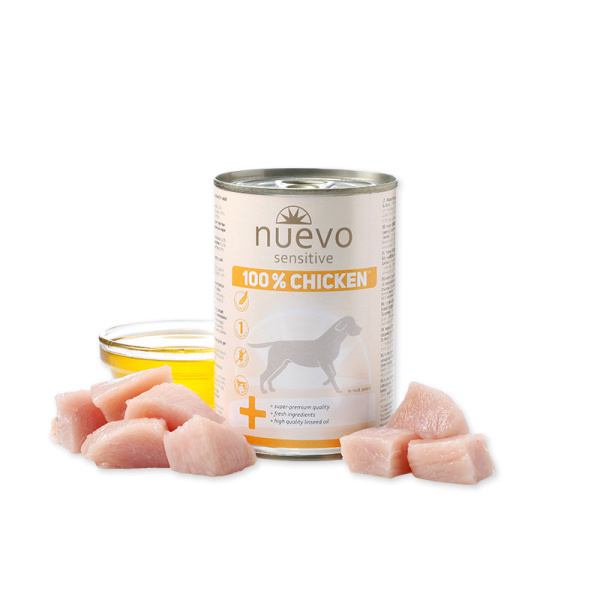 Консервы для собак NUEVO Sensitive (курица)