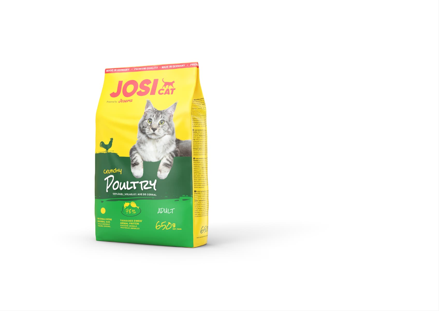 Сухой корм для кошек Josera JosiCat Poultry Crunchy (домашняя птица)