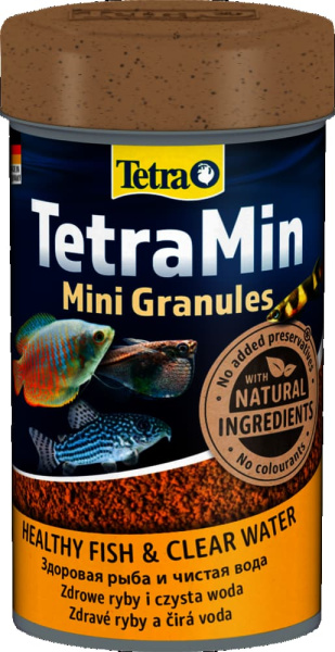 Гранулы для декоративных рыб TetraMin Mini Granules