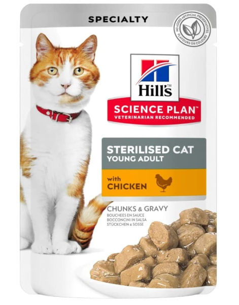 Питание для кошек Hill's Science Plan Sterilised Cat Young Adult (курица)