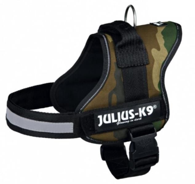 Шлейка тренировочная Julius-K9 "TRIXIE" (3/XL) 82-118 см, камуфляж
