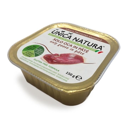 Еда ддя собак Unica Natura MONO MINI из гусятины