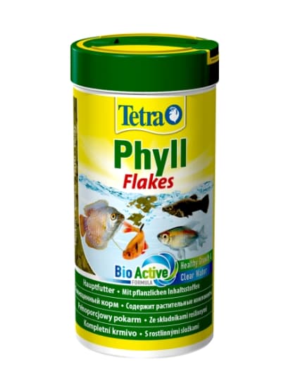 Tetra Phyll Flakes для аквариумных рыбок