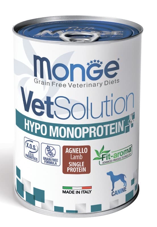Мокрый корм для собак Monge VetSolution Hypo Monoprotein Dog LAMB (ягненок)
