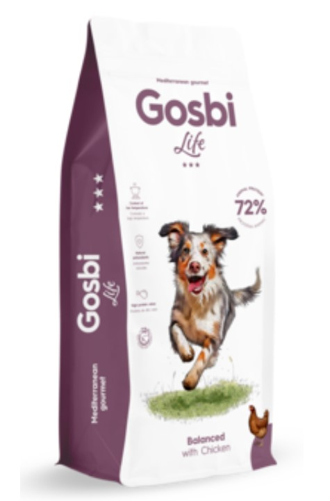 Каталог Сухой корм для собак Gosbi Life Balanced Adult Dog (курица) для собак