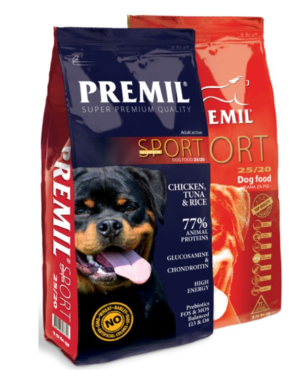 Каталог Сухой корм для собак Premil SuperPremium Super Sport Adult Dog для собак