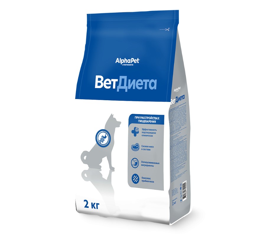 Сухой корм для собак AlphaPet Vet Diet Gastro Adult Dog