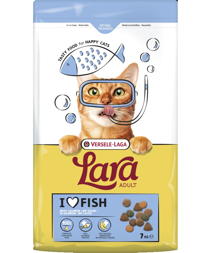 Сухой корм для кошек LARA (лосось)