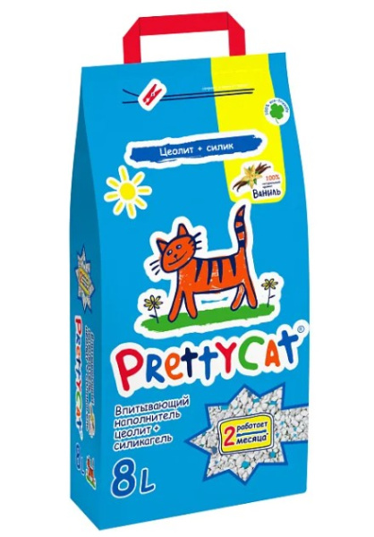 Наполнитель PrettyCat впитывающий глиняный "Aroma Fruit" с део-кристаллами