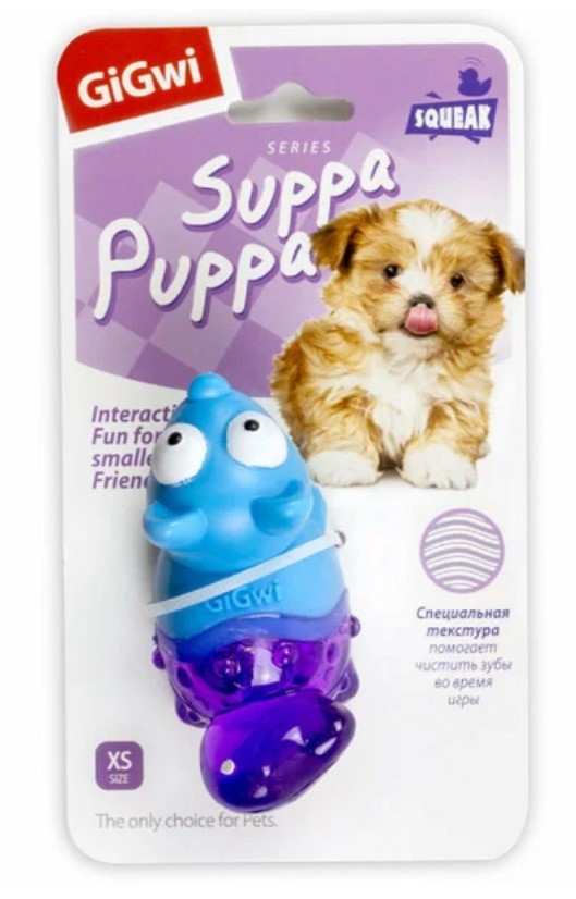 Игрушка для собак GiGwi Suppa Puppa Лиса с пищалкой