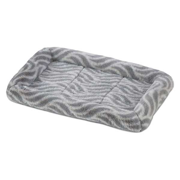 Лежанка MidWest Deluxe Wave Bed для собак и кошек меховая (серая)