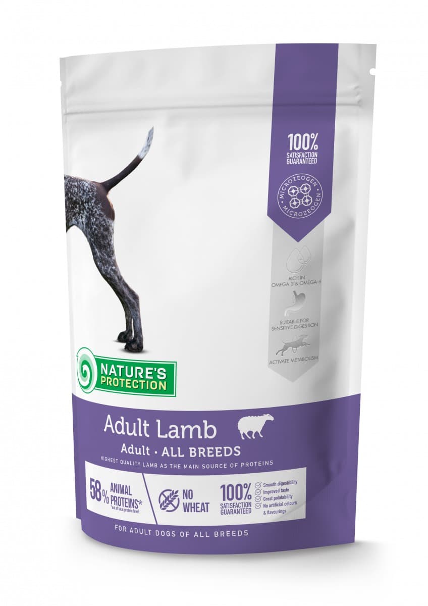 Каталог Сухой корм для собак Nature's Protection ADULT LAMB (ягненок) для собак