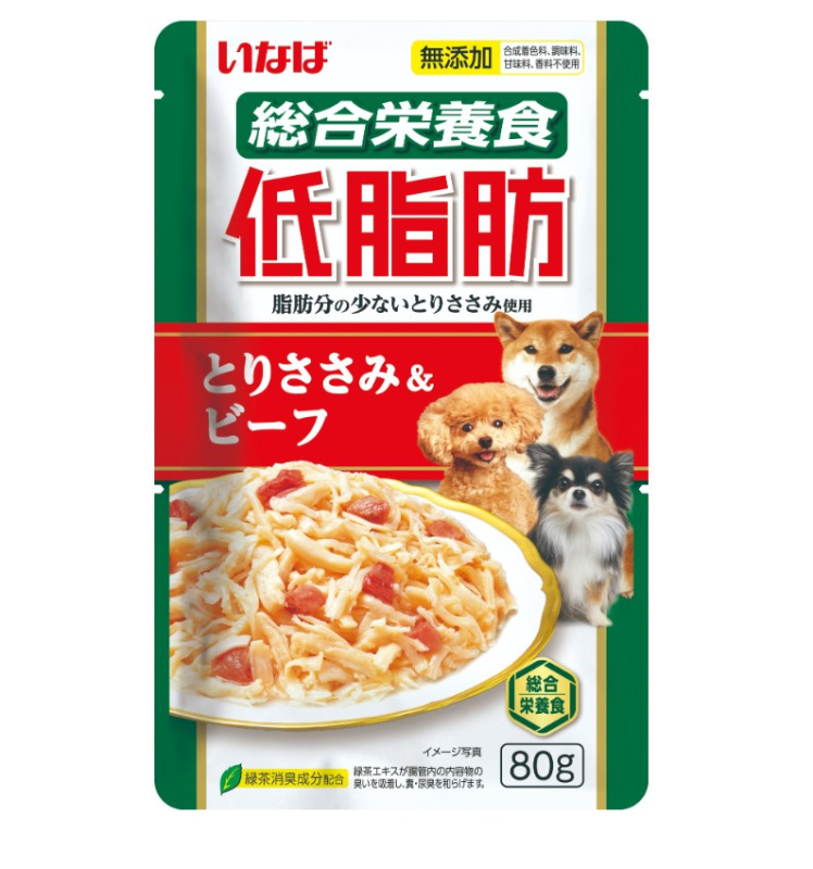 Влажный корм для собак Inaba Teishibo (куриное филе, говядина)
