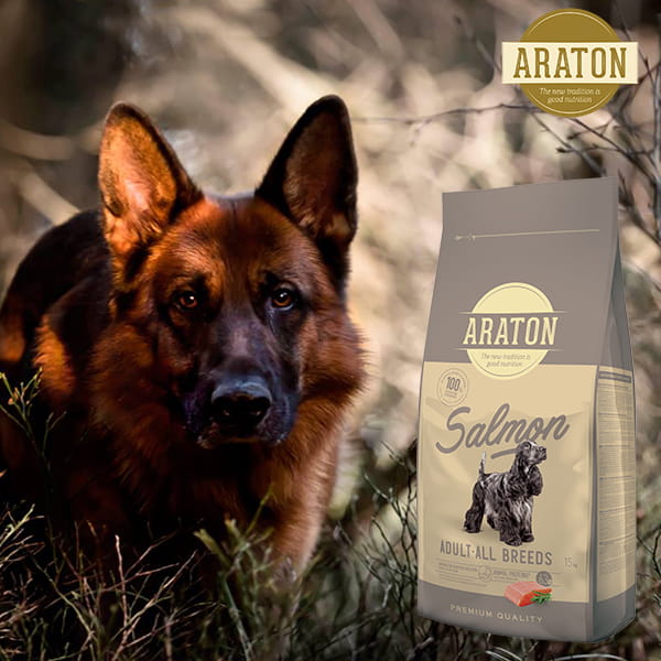 Каталог Сухой корм для собак Araton Adult Salmon & Rice (лосось, рис) для собак