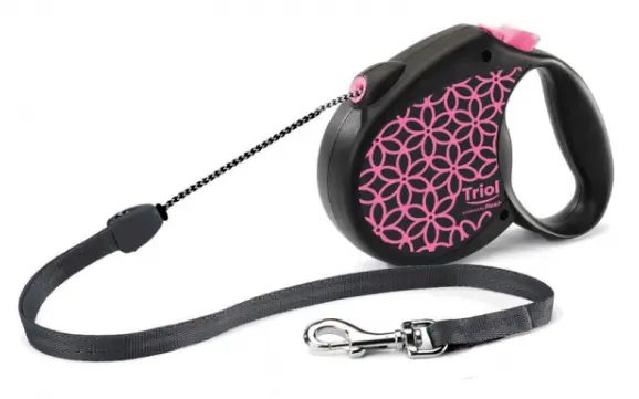 Поводок-рулетка Flexi Life Pink (трос)