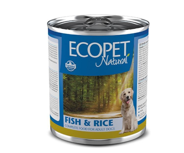 Влажный корм для собак Farmina Ecopet Natural Dog (рыба, рис)