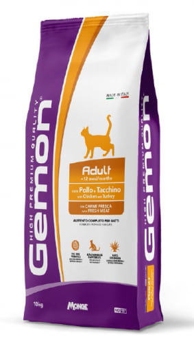 Сухой корм для кошек Gemon Cat Adult Complete (курица, индейка)
