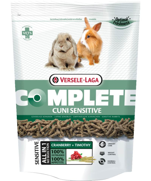 Корм для карликовых кроликовVersele-Laga Complete Cuni Sensitive