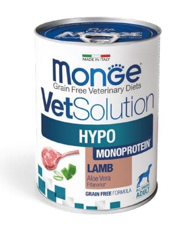 Мокрый корм для собак Monge VetSolution Hypo Monoprotein Dog LAMB (ягненок)