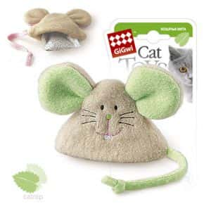 Игрушка для кошек "GiGwi" "Мышка" 8 см (75041)
