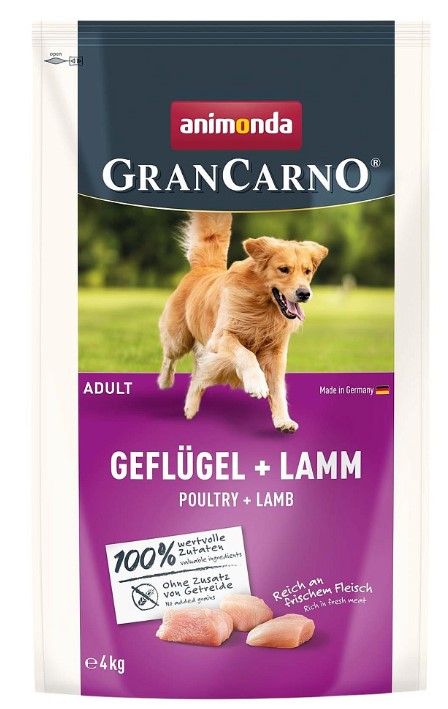 Каталог Сухой корм для собак Animonda GranCarno Adult (домашняя птица, ягненок) для собак