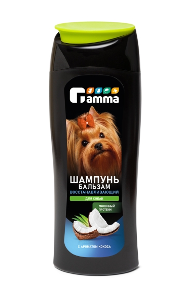 Gamma Шампунь-бальзам восстанавливающий для собак 400 мл