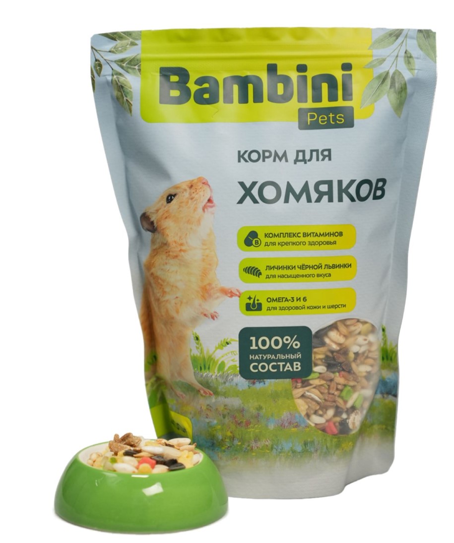 Корм для хомяков Bambini Pets