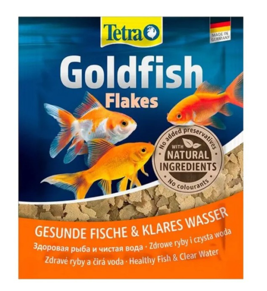 Корм для аквариумных рыбок Tetra Goldfish Colour Flakes