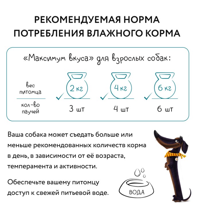 Пауч Мнямс томленая говядина в соусе для собак "Максимум вкуса"