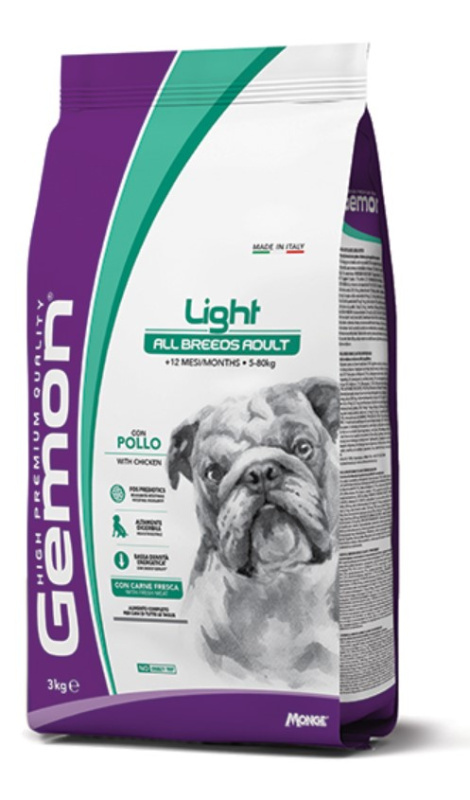 Каталог Сухой корм для собак Gemon Dog Adult All Breeds Light (курица) для собак