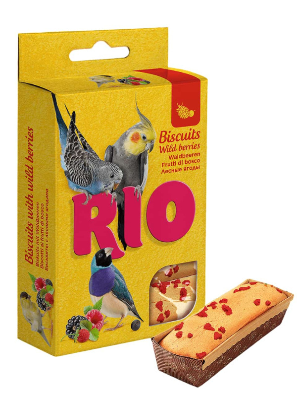 Бисквиты для всех видов птиц с лесными ягодами "RIO"