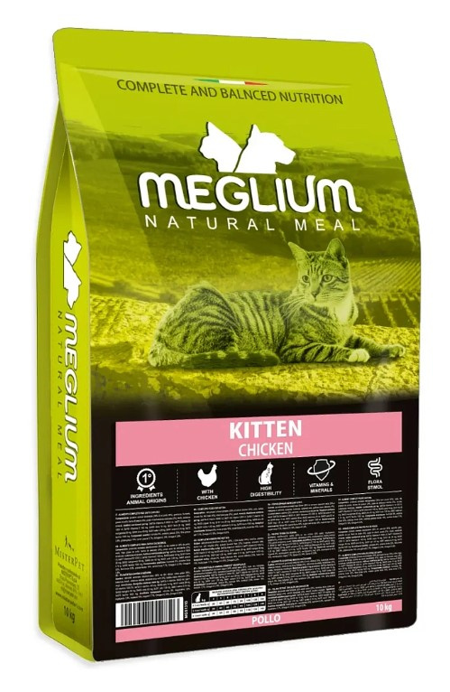 Сухой корм для котят Meglium Kitten (курица)