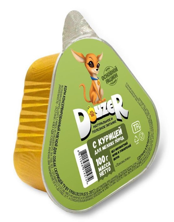 Консервы для собак мелких пород DOYZER Mini Adult Dog (курица)